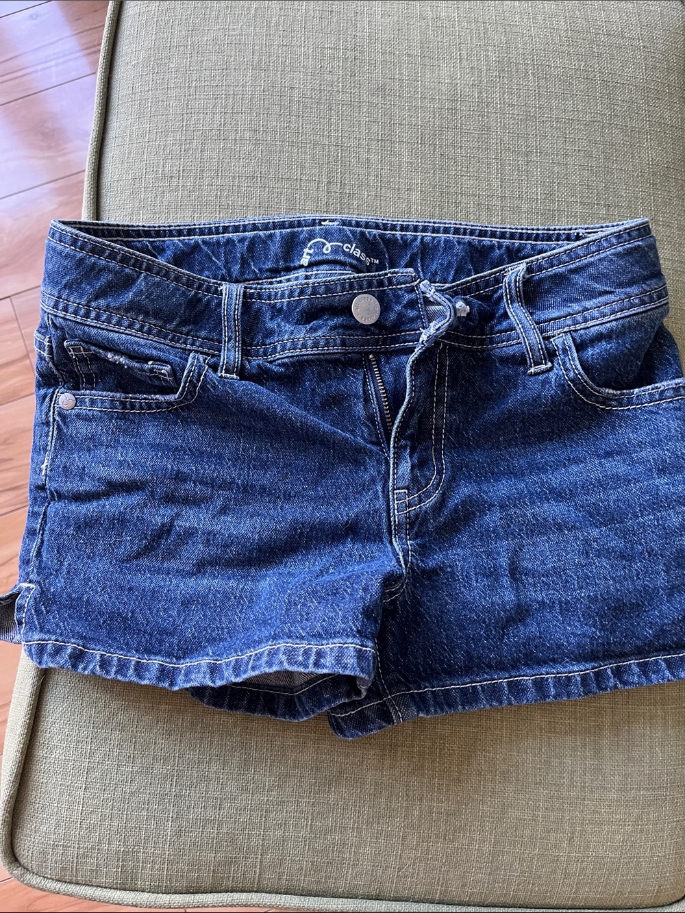 art class Dark Blue Denim Kids Shorts